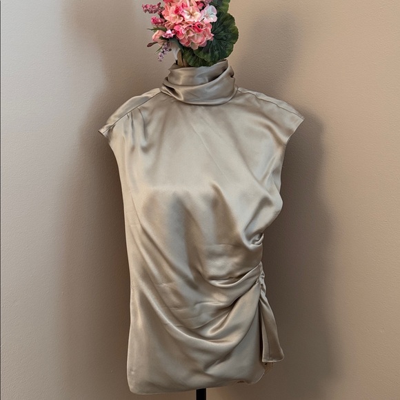 Ralph Lauren Black Label Tops - Ralph Lauren Black Label Cream Silk